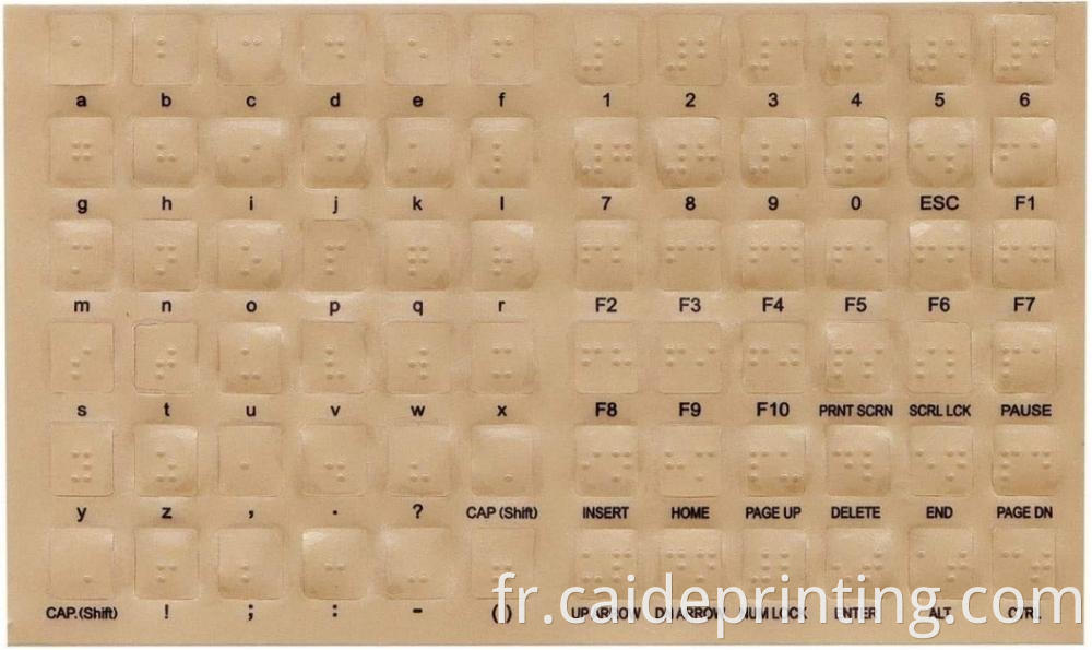 braille keyboard stickers